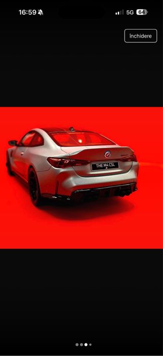 Macheta Bmw m4 ca gtspirit 1/18