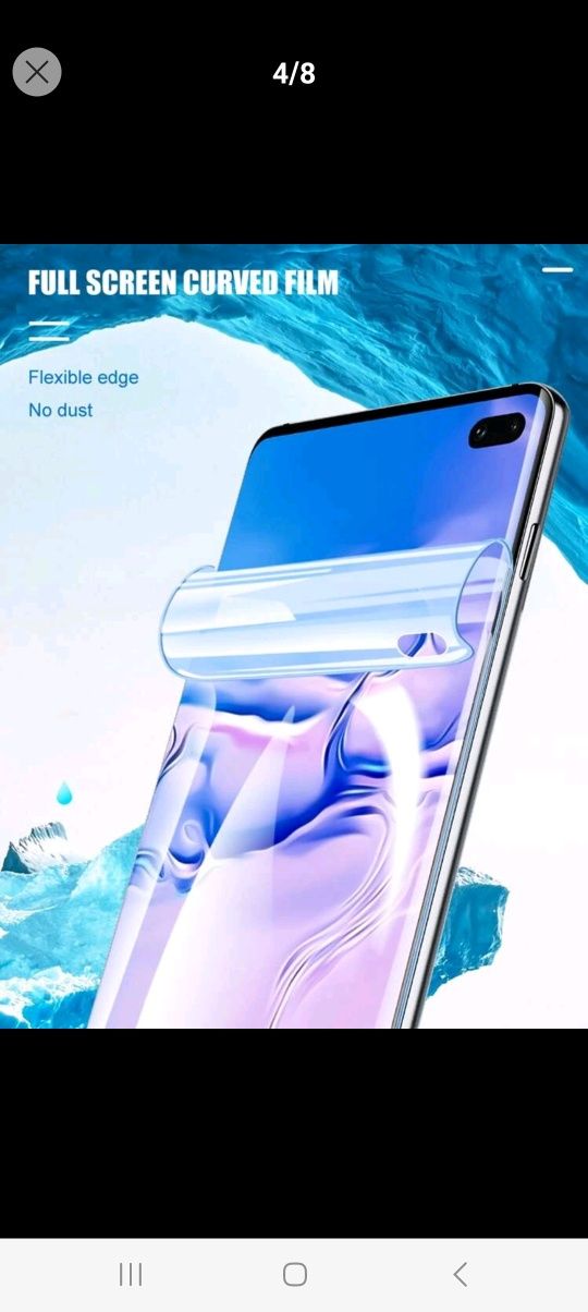 Husa flip Samsung A20s Nou+folie hydrogel