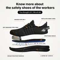 Adidași papuci protecție muncă bombeu metalic