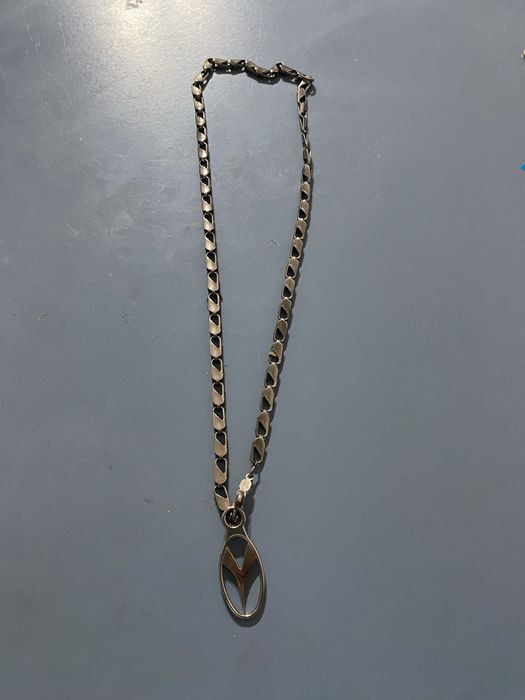 Lantisor placat aur alb cu macaj