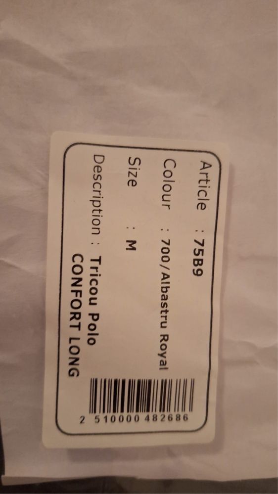 Vând Tricou Polo de Lucru Confort Long, RENANIA