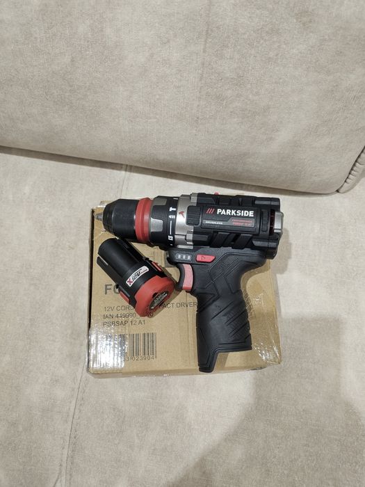 НОВ ударен винтоверт/бормашина 12V 45NM Parkside Performance-ГАРАНЦИЯ