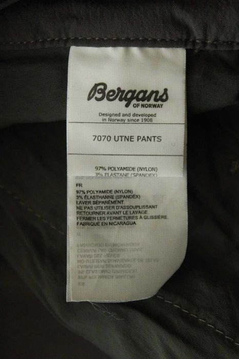 BERGANS Utne pants - мъжки стреч туристически панталон, размер L