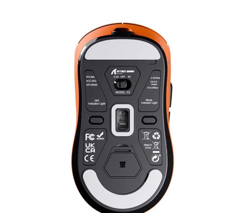 ATTACK SHARK X3 Wireless Gaming Mouse PAW3395 Superlight