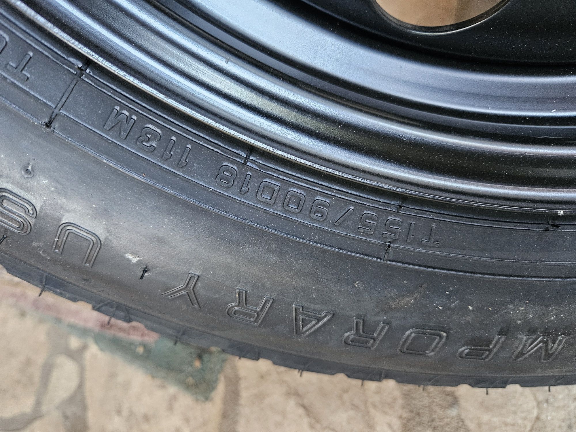 Резервна гума патерица за Bmw X5 от 2008год 155/90/18