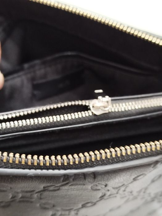 Mango черна и бяла чанта