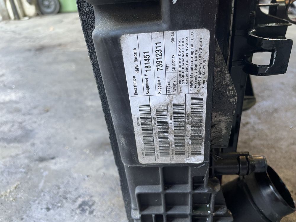 Радиатори и перка БМВ Х3, Ф25, 3.0д (radiatori bmw x3, f25)
