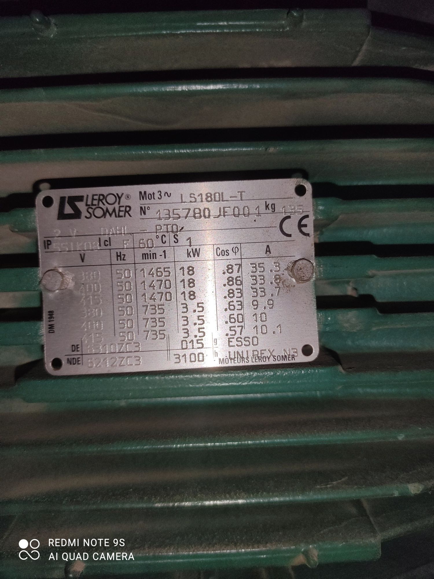Elektrodvigatel b/u holatdagi