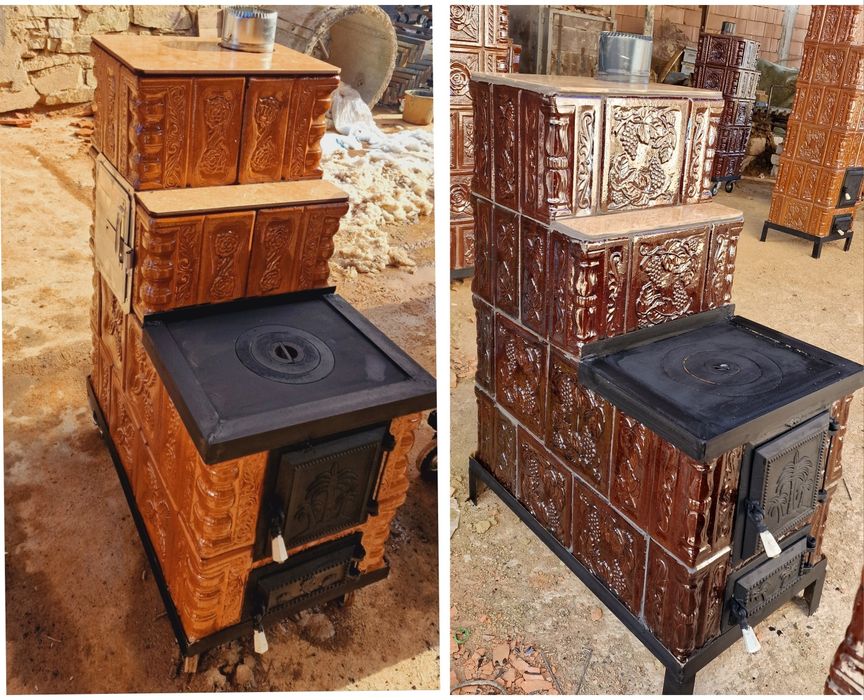 Vând sobe de teracotă premontate diferite modele