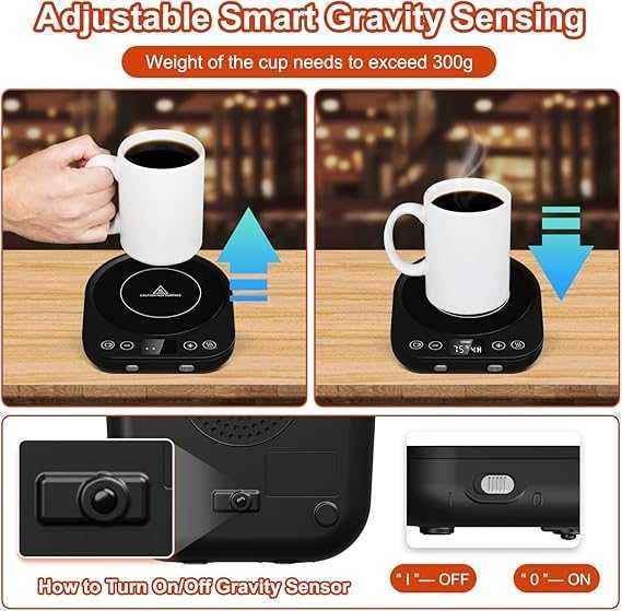 Затопляща машина за кафени чаши,за бюро, сензор за гравитация, 9 темп.