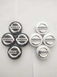 Капачки за Джанти за НИСАН/NISSAN 60 мм. Цвят: Сребристи и черни.НОВИ!