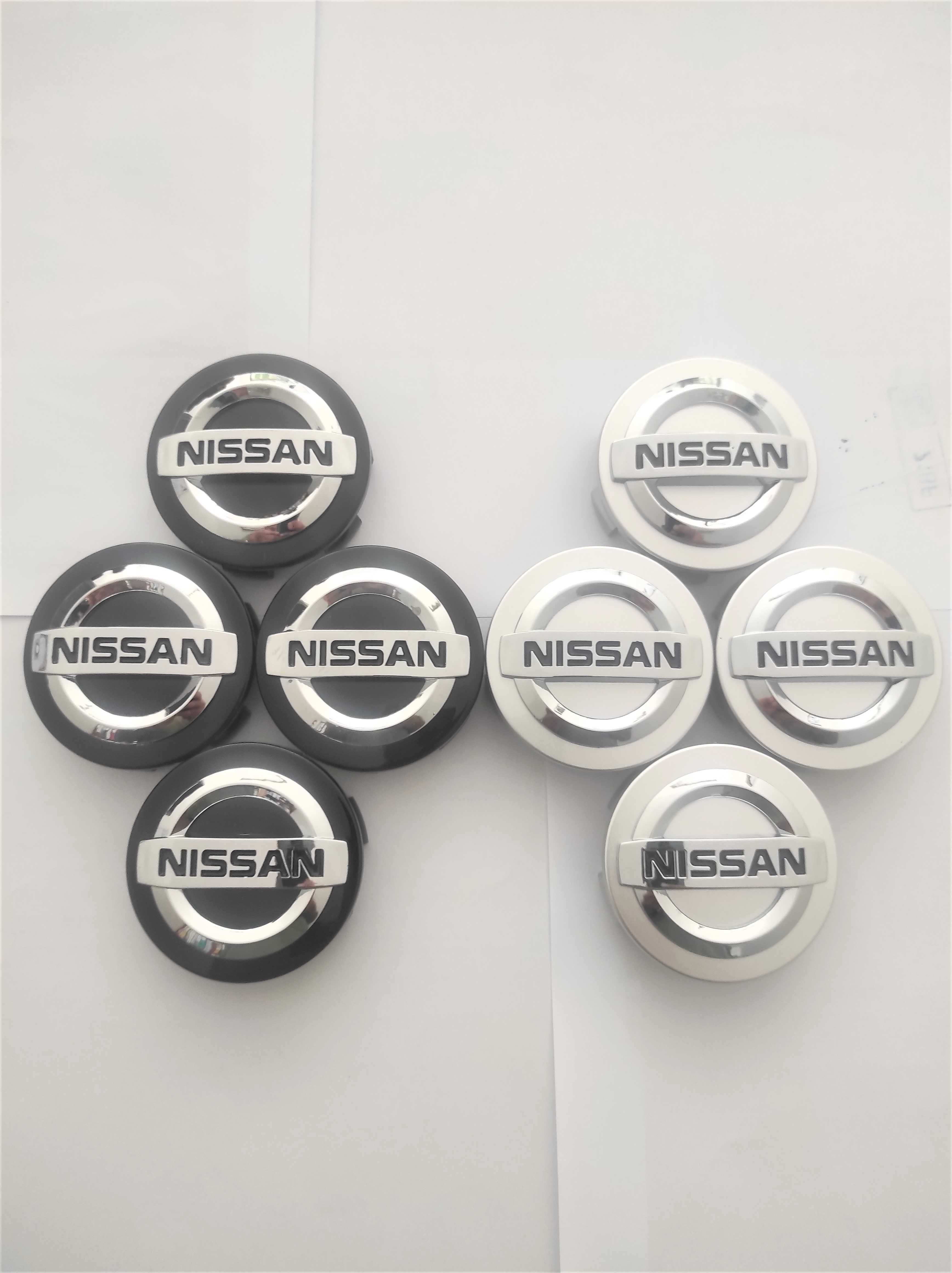 Капачки за Джанти за НИСАН/NISSAN-54 мм. и 60 мм. Сребро/черно.НОВИ!