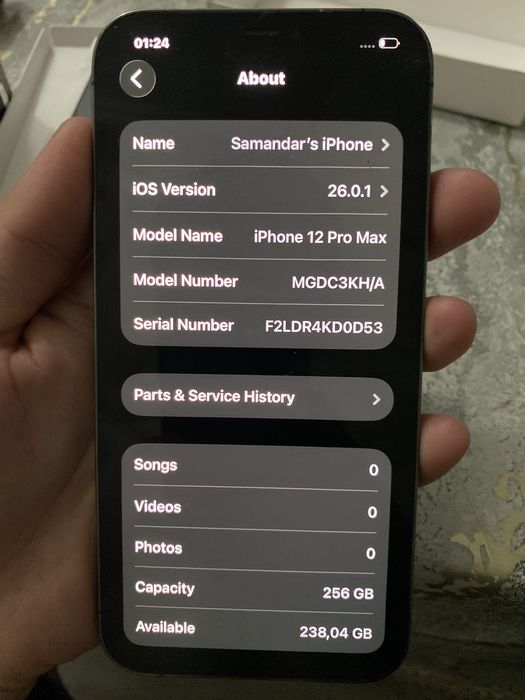 Iphone 12 pro max 256gb
