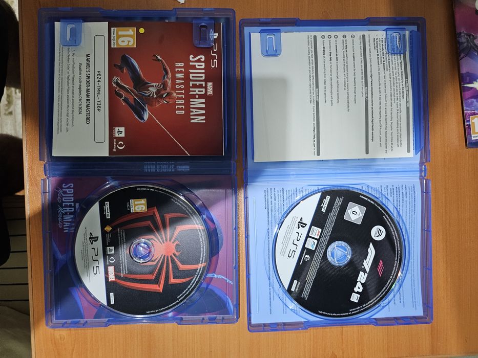 Игри за PS5 (F1 24, Spiderman man Miles Morales , GTA V)