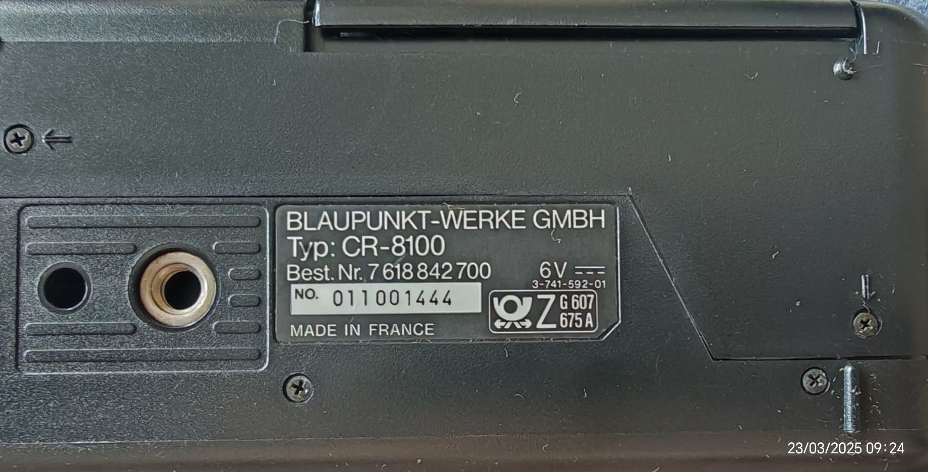 Blaupunkt CR-8100 video camera / видео камера
