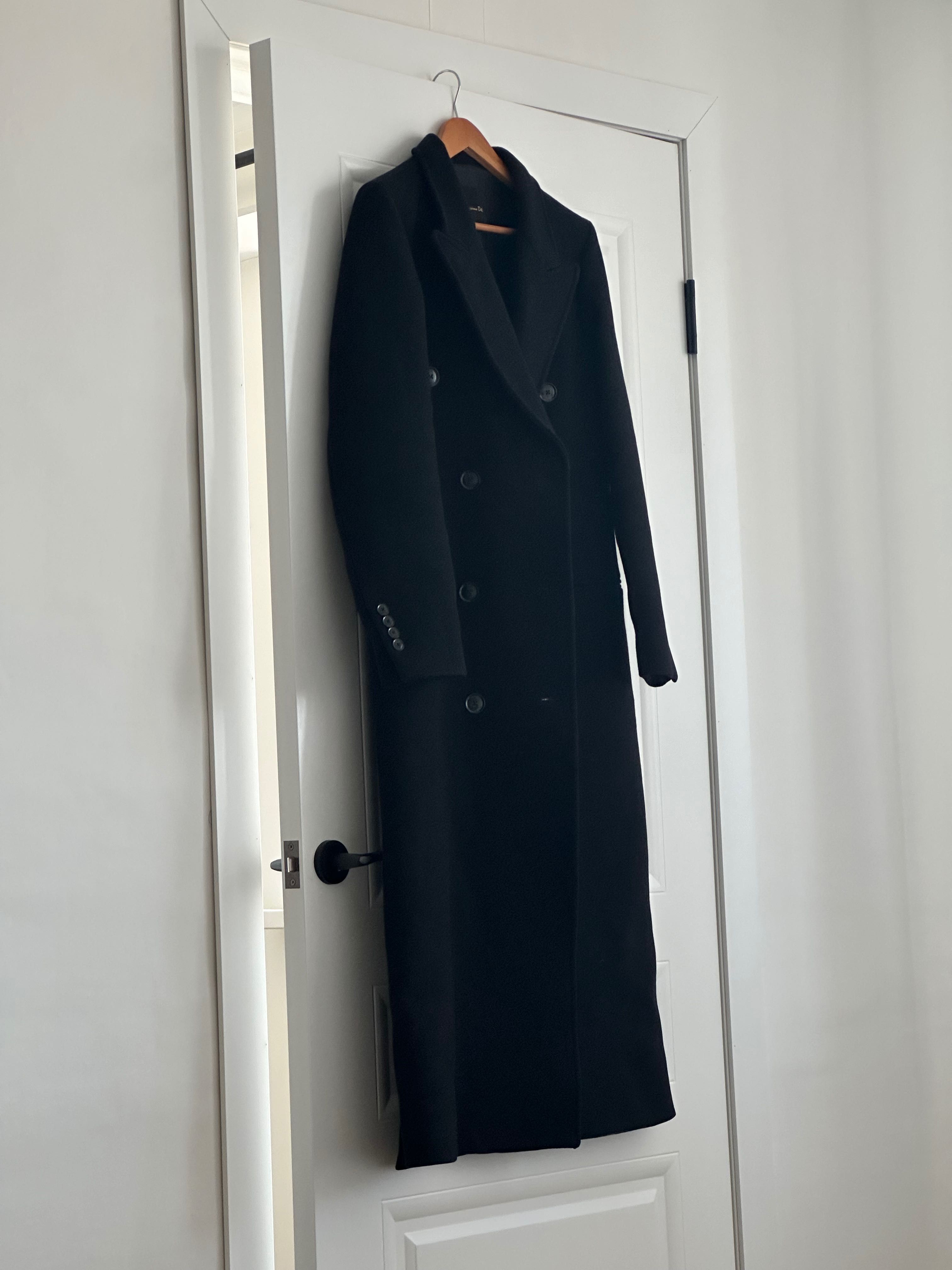 Пальто черное Massimo Dutti размер S