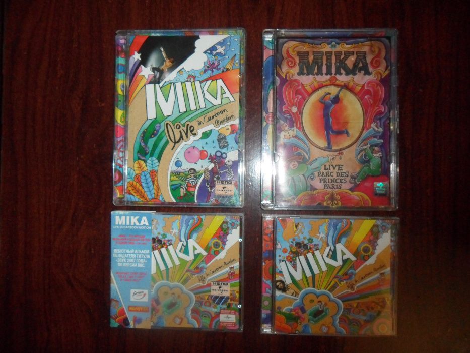 Mika - cd, dvd (лицензия и фирменные диски)