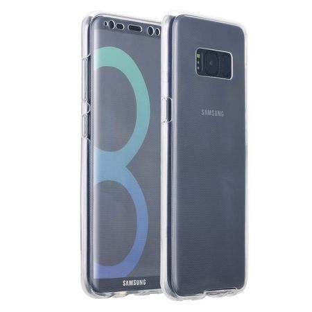 Husa Full TPU 360° fata + spate Samsung Galaxy S8 Plus, Transparent