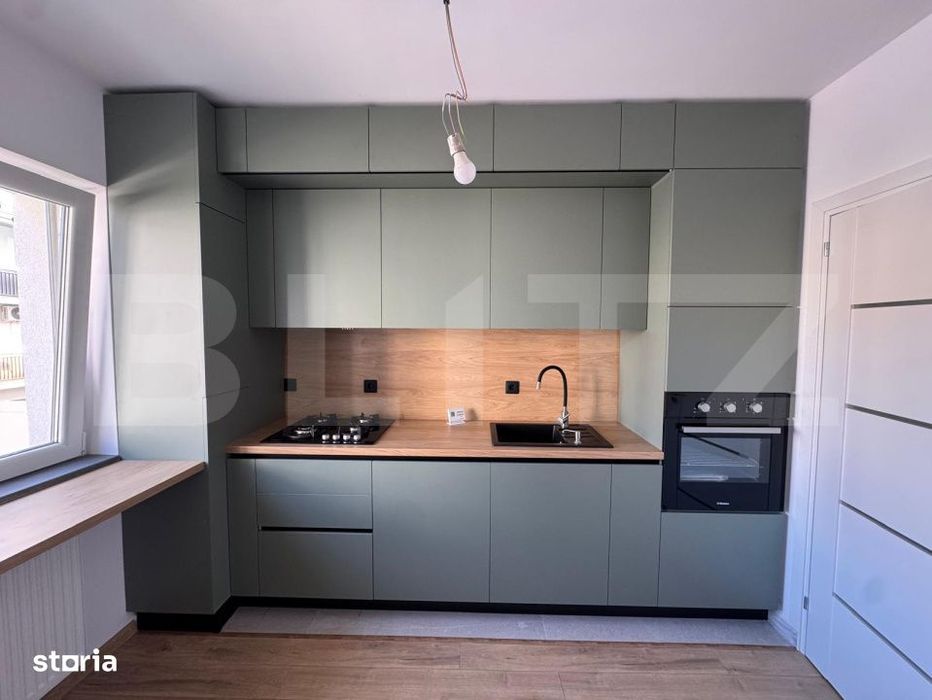 Apartament 2 camere, totul nou, etaj 1 cu parcare