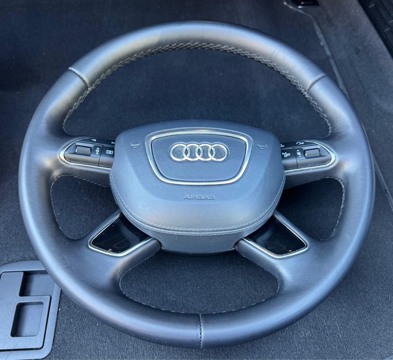 Volan Audi A8  A4 A6 A7 cu airbag in piele