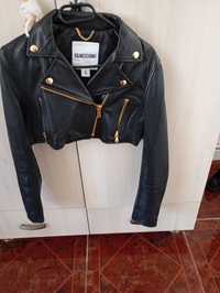 Jachetă Biker Originală de la N&MOSCHINO neagră.