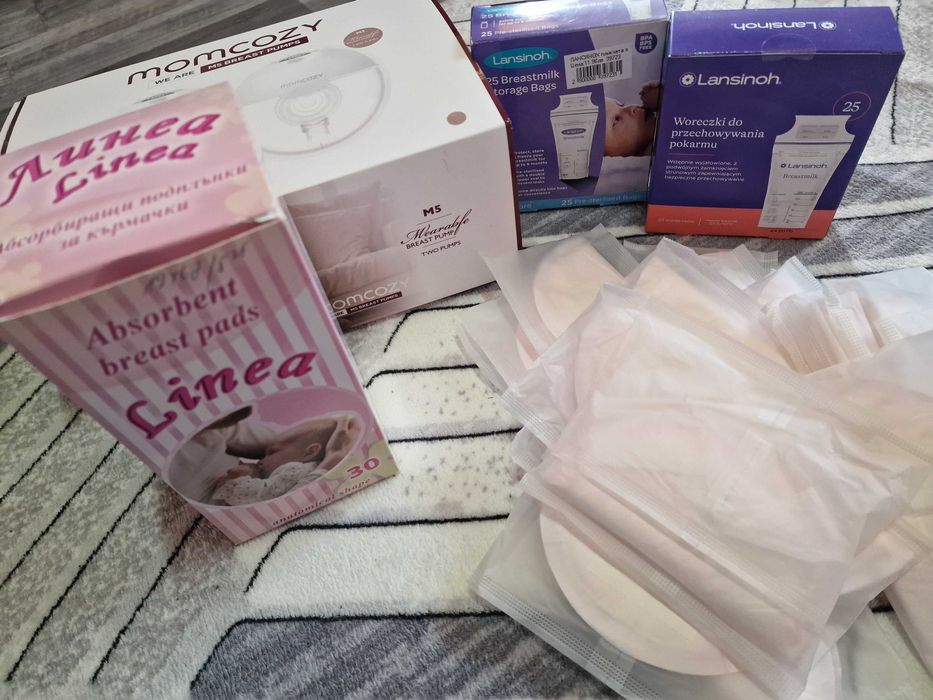 Momcozy/Двойна електрическа  помпа за кърма Momcozy M5 Hands-Free