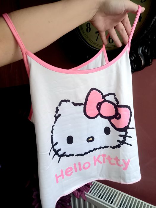 Pijama Hello kitty sanrio superba maieu si pantaloni scurti
