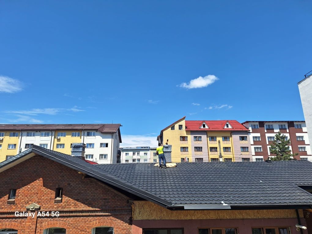 Tigla metalică/Saceag  Bilka,Hidroizolații carton,Vopsit acoperișuri