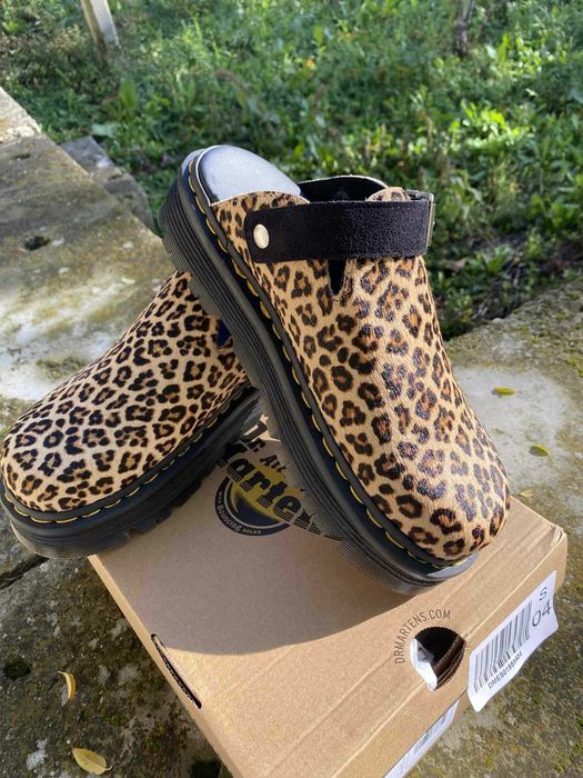 Чехли Dr. Martens Zebzag Mule Leopard