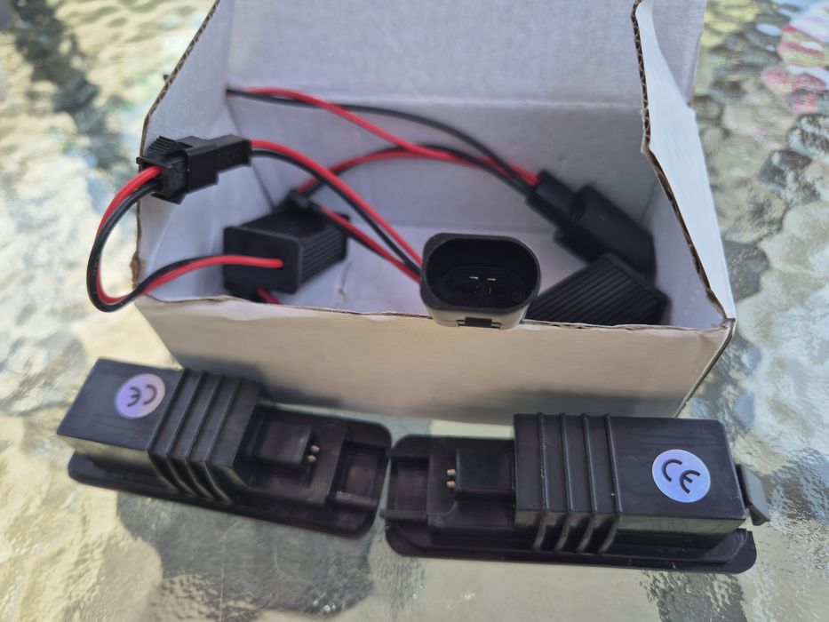 Комплект LED плафони за регистрационен номер на VW Golf
