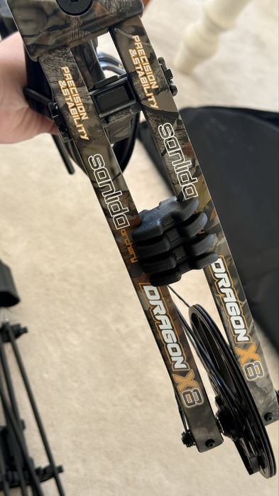 Arc Compound Sanlida Dragon x8 kit+ accesorii+ Cadou Walther Maceta