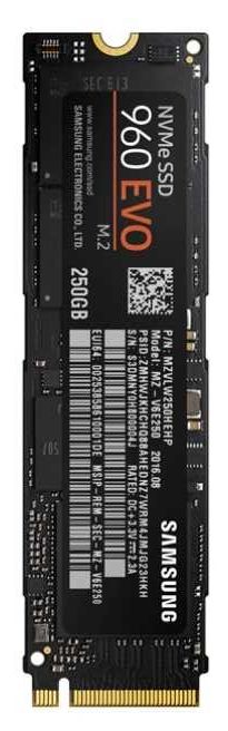 SSD Samsung 960 EVO 250GB PCI Express 3.0 x4 M.2 NVME