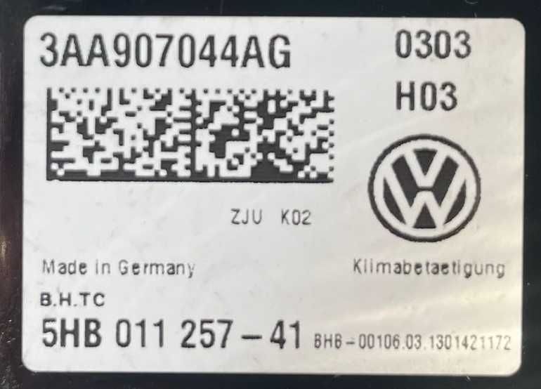Panou clima cu incalzire in scaun VW Passat CC 2014
