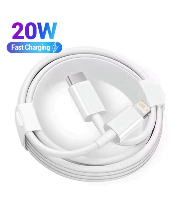 Cablu Usb Alimentare Lightining White Nou Compatibil Iphone