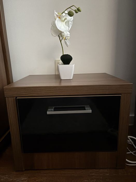 Dulap lemn masiv + 2 noptiere