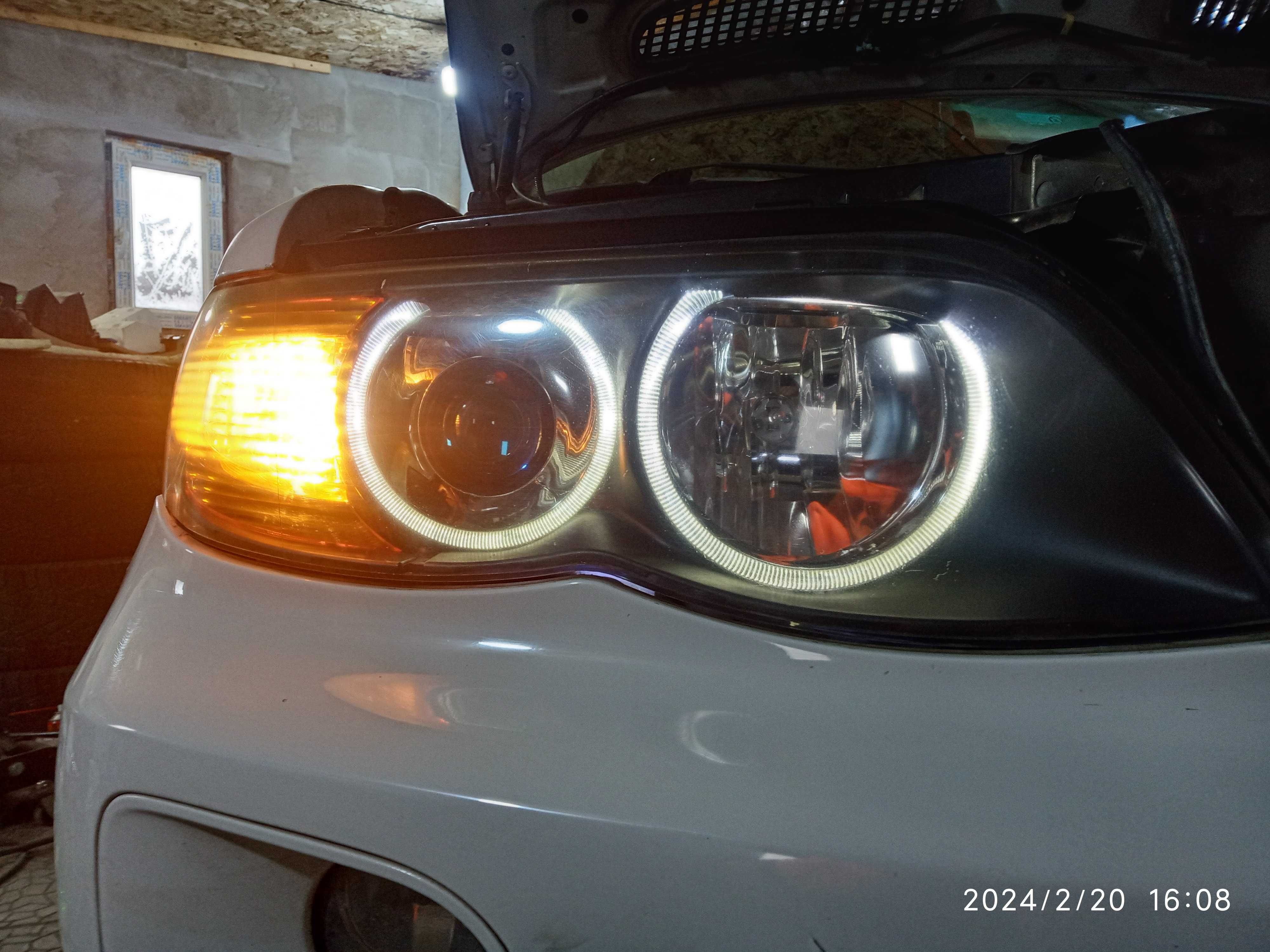 2 шт. светодиодные лампы «ангельские глазки» для BMW