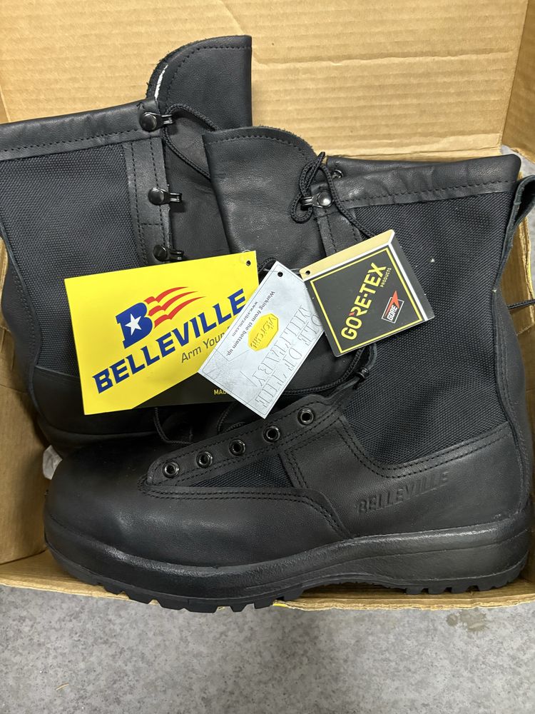 Bocanci militari Belleville Gore Tex negru marimea 45