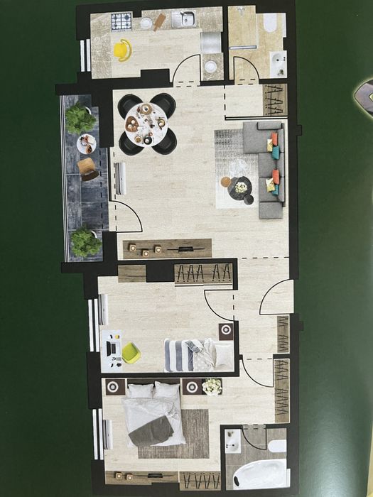 Apartemente 2 -3 cam de inchiriat Bucegi 12 ultracentral Ploiesti