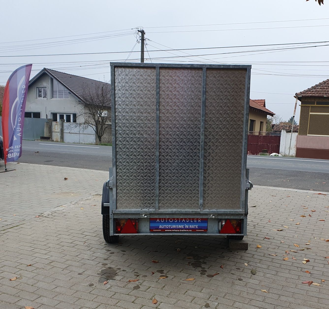 Remorca Rotaru Trailers M2 cu Rampă încarcare 2m/1,15m 750kg