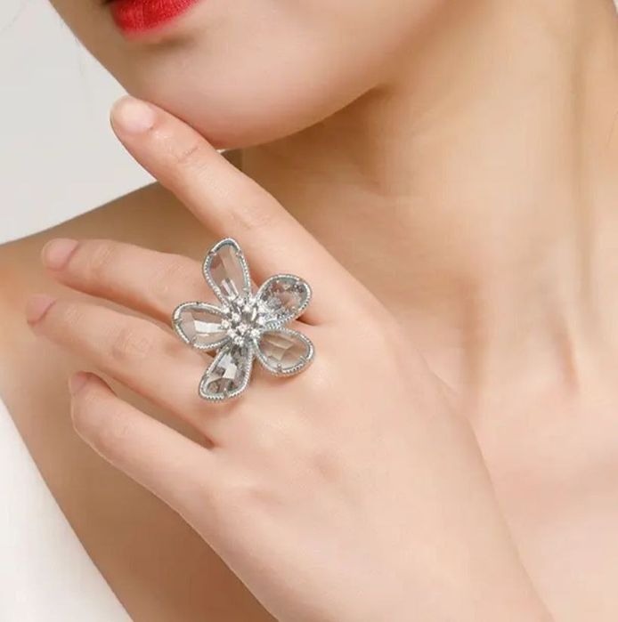 Кольцо серебро 925 импорт