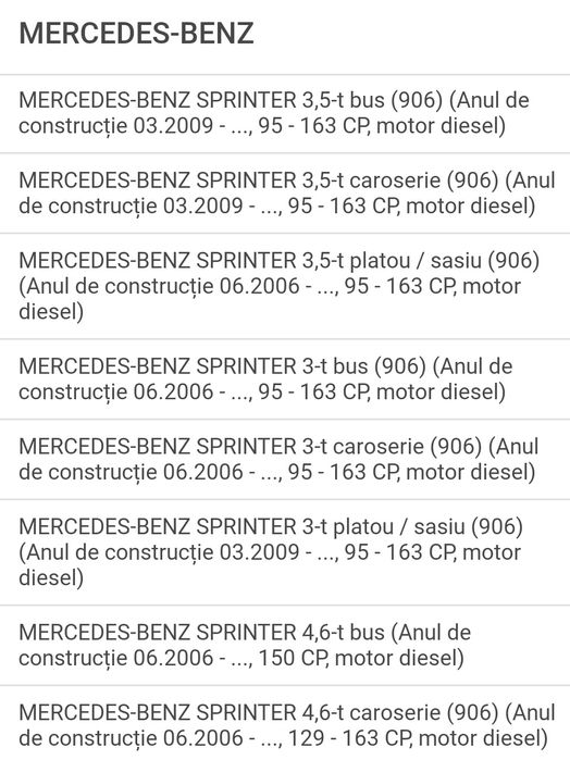 Volantă Sprinter 2009 - 2025 Produs NOU ORIGINAL MERCEDES  ÎN  OFERTĂ