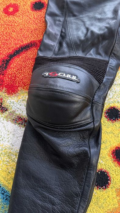 Pantaloni moto piele Tschul sport masura 52