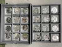 Colectie monede argint