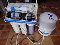 Sistem filtrare osmoză 5 stadii cu pompă booster și rezervor 12 L