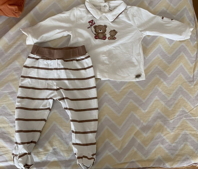 Детски комплект Mayoral блузка с ританки