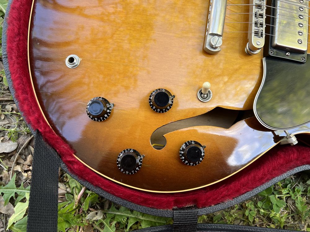 Chitara electrica Gibson ES-335 Sunburst 1987 Shawbuckers