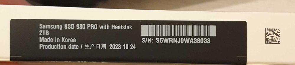 NVMe SSD Samsung 980 PRO 2TB с радиатором для PS5, PC