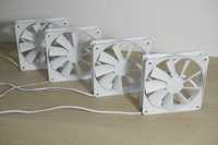 4бр 120mm NZXT fans white бели / 3pin (вкл ДДС)