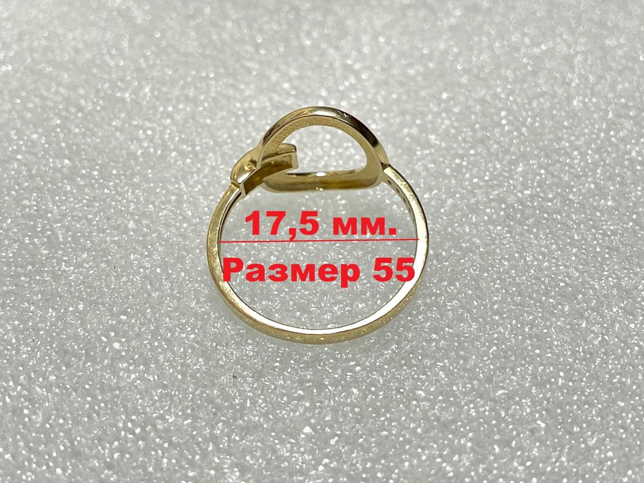 Дамски Златен Пръстен-1,8 грама, 14К (проба 585)