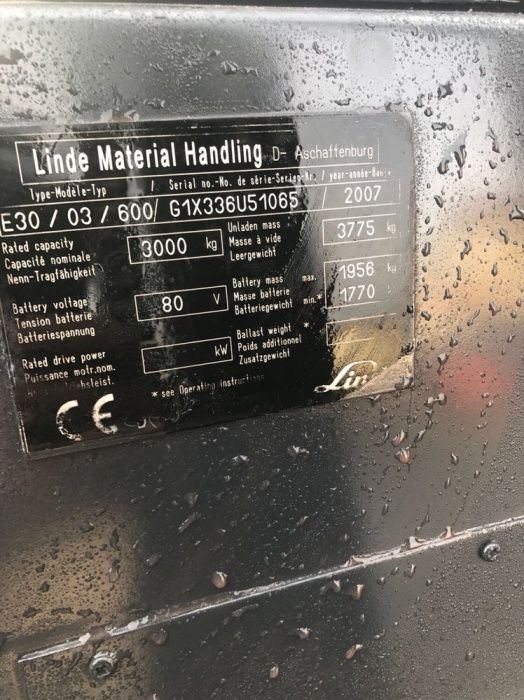 Inchiriez stivuitor electric 3 tone,350€/saptamana, minim o saptamana.